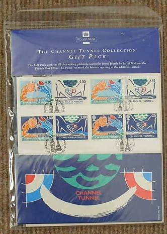 1994 GB - Scarce Channel Tunnel Joint Gift Pack Unopened